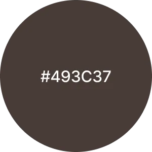 #493C37